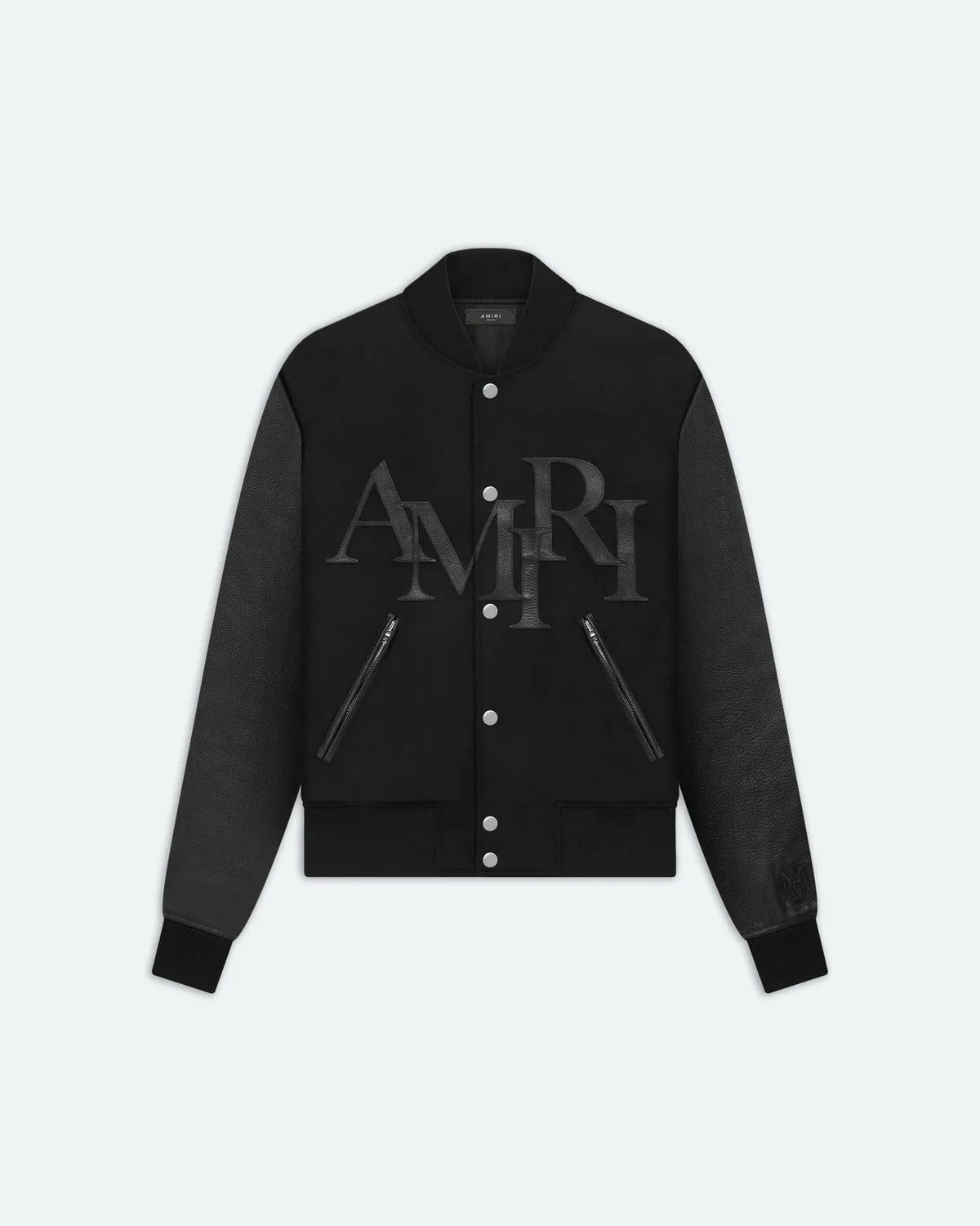 AMIRI AMIRI STAGGERED VARSITY JACKET