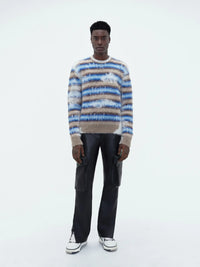 AMIRI｜Staggered Striped Crew 男款針織衫