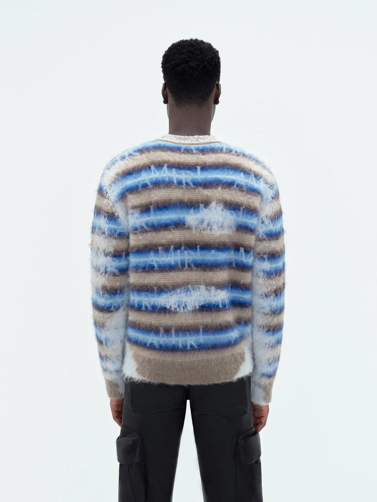 AMIRI｜Staggered Striped Crew 男款針織衫