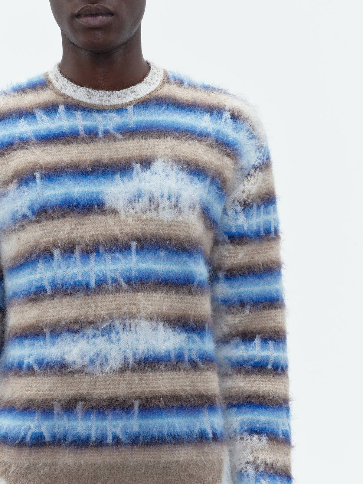 AMIRI｜Staggered Striped Crew 男款針織衫