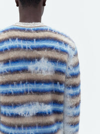 AMIRI｜Staggered Striped Crew 男款針織衫