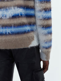 AMIRI｜Staggered Striped Crew 男款針織衫