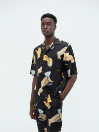 AMIRI｜Champagne Bowling Shirt 男款襯衫
