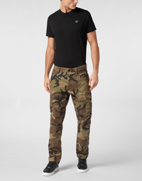 Philipp Plein｜Denim Cargo Trousers Camouflage 男款牛仔褲