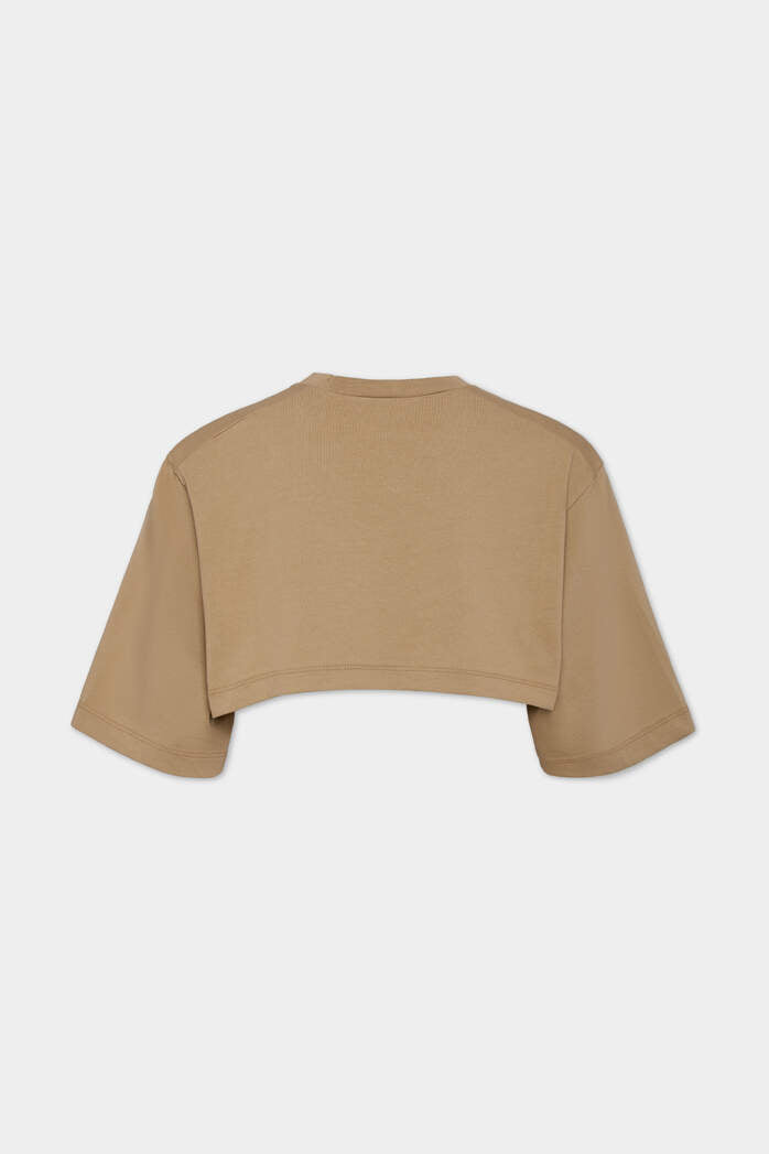 DSQUARED2｜CROPPED LOOSE FIT ICON NEW GENERATION T-SHIRT 女款T恤