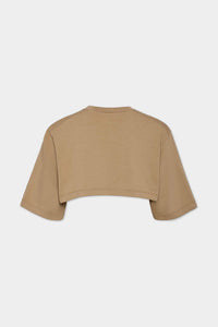 DSQUARED2｜CROPPED LOOSE FIT ICON NEW GENERATION T-SHIRT 女款T恤