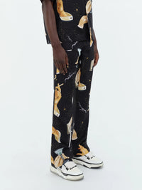 AMIRI｜Champagne Silk Flare 男款長褲