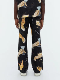 AMIRI｜Champagne Silk Flare 男款長褲