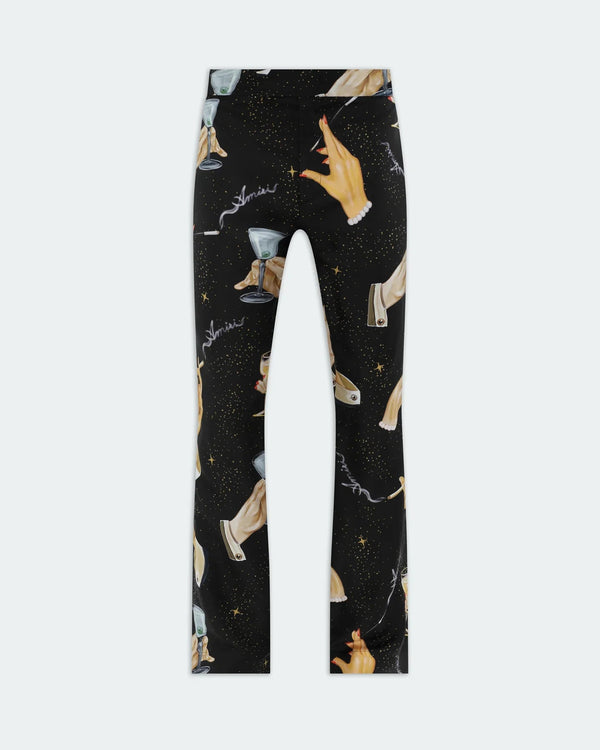 AMIRI CHAMPAGNE SILK FLARE