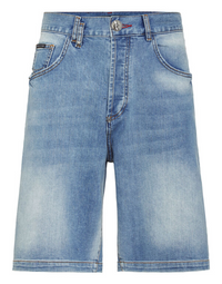 PHILIPP PLEIN Denim Shorts Formentera Fit