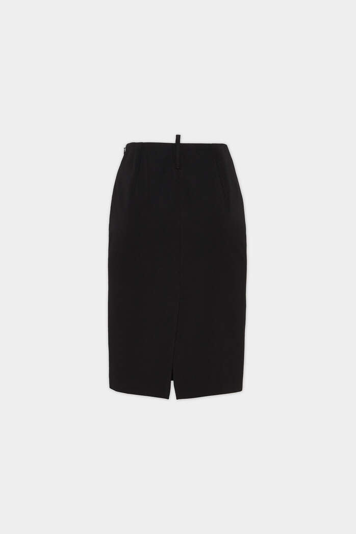 DSQUARED2｜STRETCH WORSTED WOOL PENCIL SKIRT 女款裙子