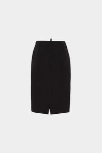 DSQUARED2｜STRETCH WORSTED WOOL PENCIL SKIRT 女款裙子