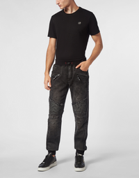 Philipp Plein｜Denim Jogging Trousers 男款運動褲