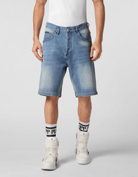 Philipp Plein｜Denim Shorts Formentera Fit 男款牛仔短褲