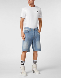 Philipp Plein｜Denim Shorts Formentera Fit 男款牛仔短褲