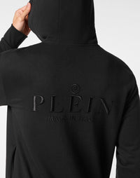 Philipp Plein｜Hoodie Sweatshirt Skull strass black 男款帽T