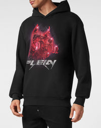 Philipp Plein｜Hoodie Sweatshirt Dog black 男款帽T