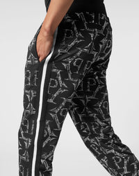 Philipp Plein｜Jogging Trousers Chrome black 男款運動褲