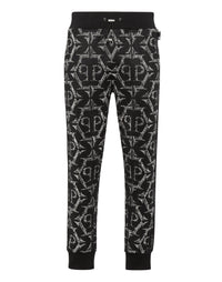 PHILIPP PLEIN Jogging Trousers Chrome black