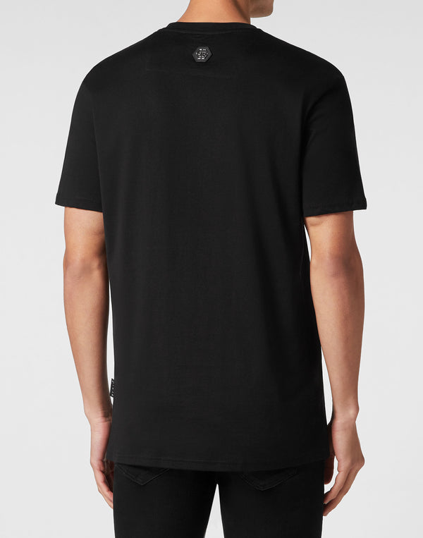 Philipp Plein｜T-shirt Round Neck SS Chrome black 男款T恤