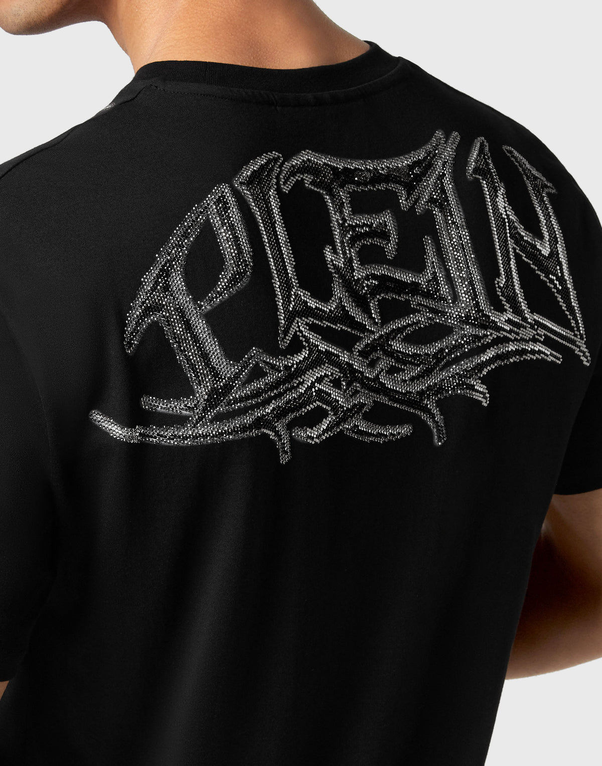 Philipp Plein｜T-shirt Round Neck SS Chrome 男款T恤