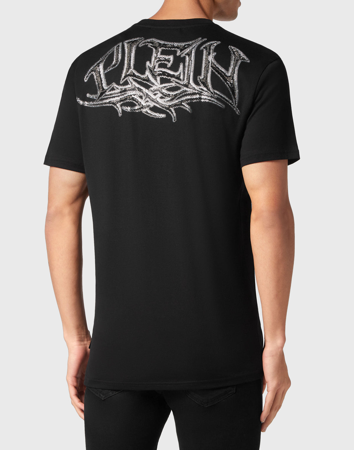 Philipp Plein｜T-shirt Round Neck SS Chrome 男款T恤