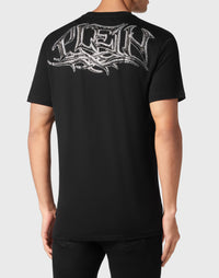 Philipp Plein｜T-shirt Round Neck SS Chrome 男款T恤