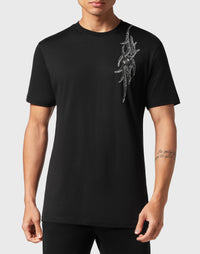 Philipp Plein｜T-shirt Round Neck SS Chrome 男款T恤