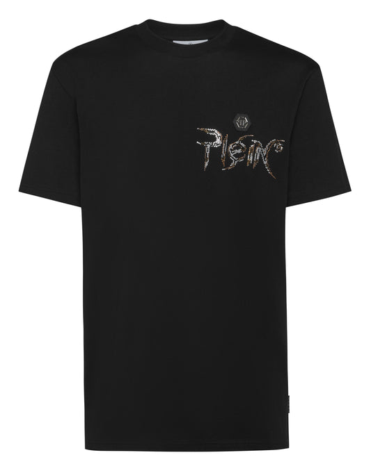 T-shirt Round Neck SS Chrome black