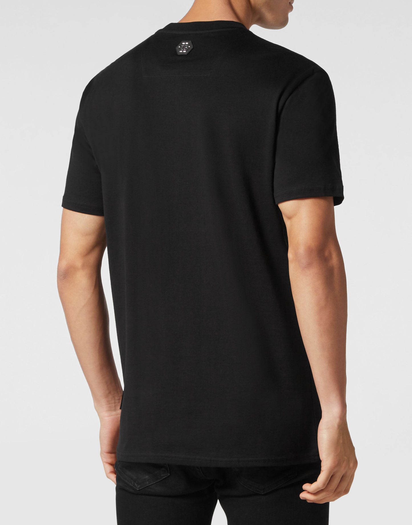 T-shirt Round Neck SS Skull black / multicolored