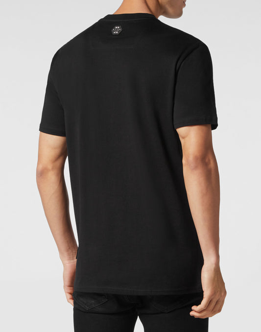 T-shirt Round Neck SS Skull black / multicolored