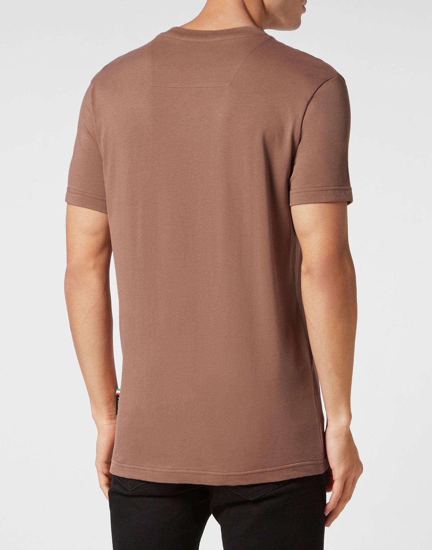 T-shirt Round Neck SS Dog dark brown