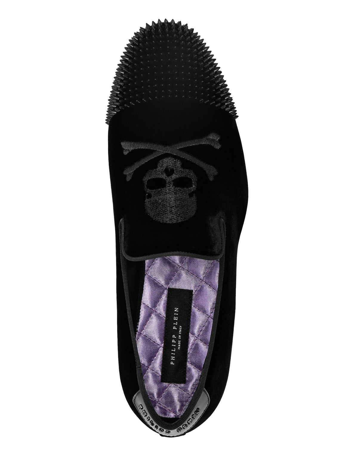 Velvet Loafers Skull &amp; Bones
