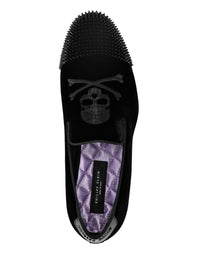Velvet Loafers Skull &amp; Bones