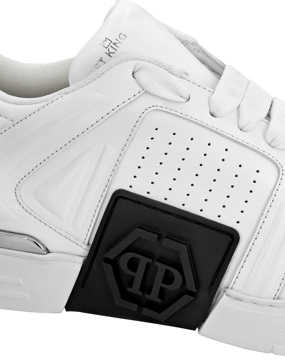 Leather Lo-Top Sneakers White