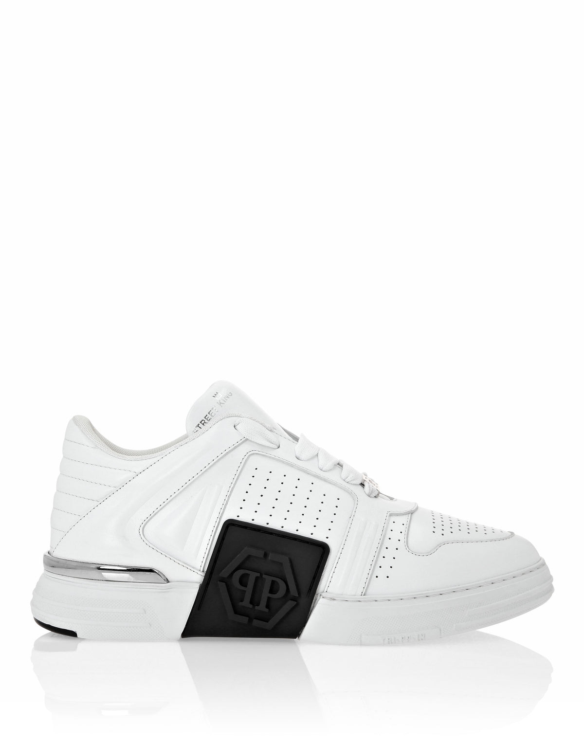 Leather Lo-Top Sneakers White