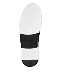 Philipp Plein｜Leather Lo-Top Sneakers beige 男款運動鞋
