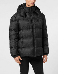 Philipp Plein｜Nylon Jacquard Bomber Monogram 男款夾克