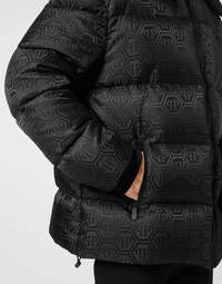 Philipp Plein｜Nylon Jacquard Bomber Monogram 男款夾克