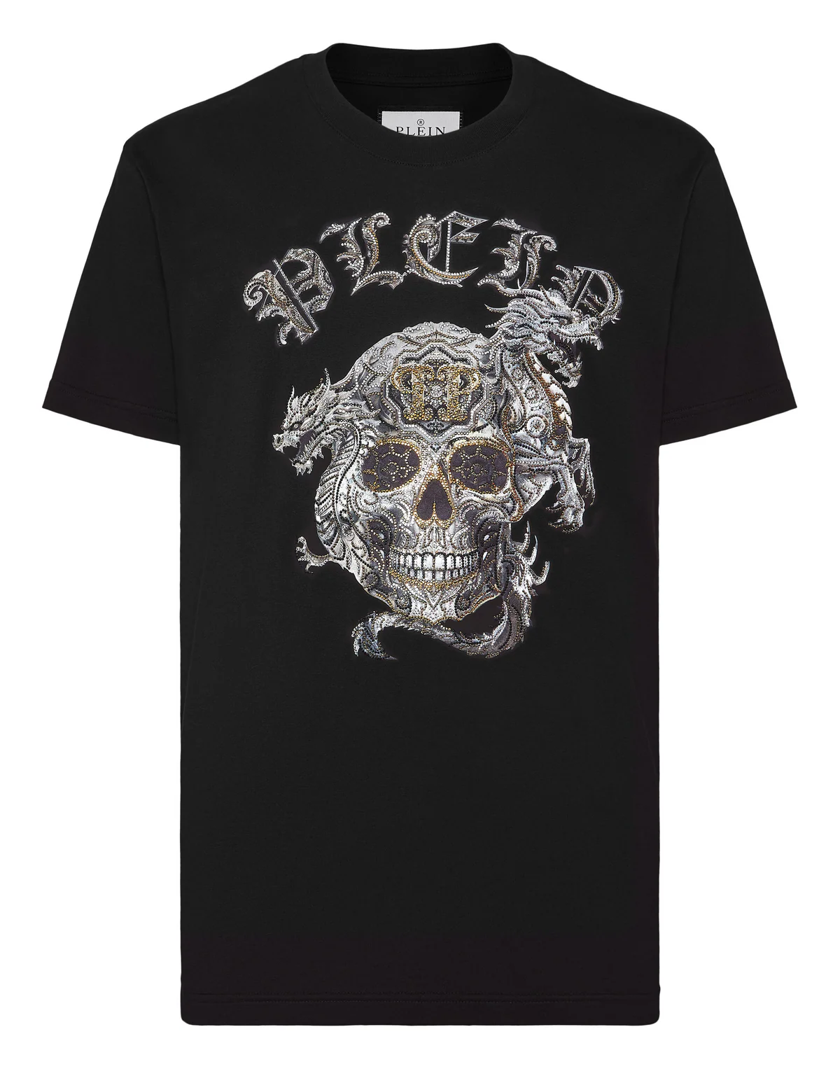 T-shirt Round Neck SS Stones Skull