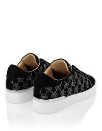 Philipp Plein｜Nappa Leather Lo-Top Sneakers Strass Monogram 男款運動鞋