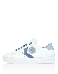 Philipp Plein｜Lo-Top Leather Arrow Force Strass Sneakers 女款運動鞋