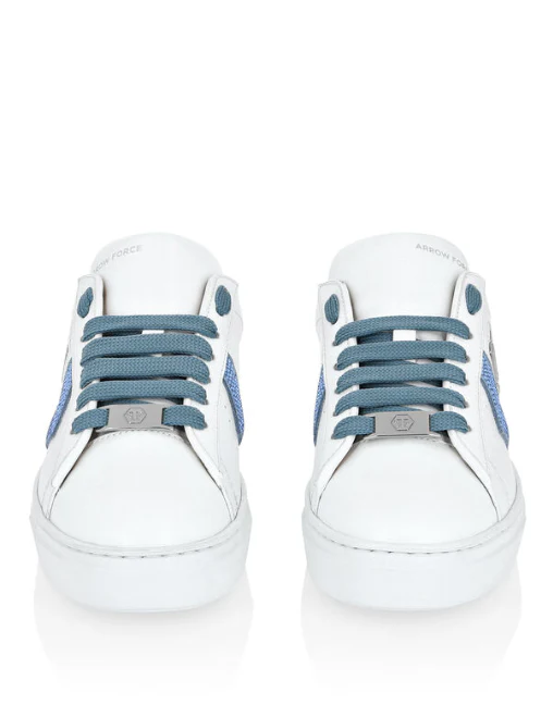 Philipp Plein｜Lo-Top Leather Arrow Force Strass Sneakers 女款運動鞋