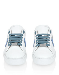 Philipp Plein｜Lo-Top Leather Arrow Force Strass Sneakers 女款運動鞋