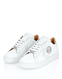 PHILIPP PLEIN Lo-Top Crocco Printed Arrow Force Sneakers
