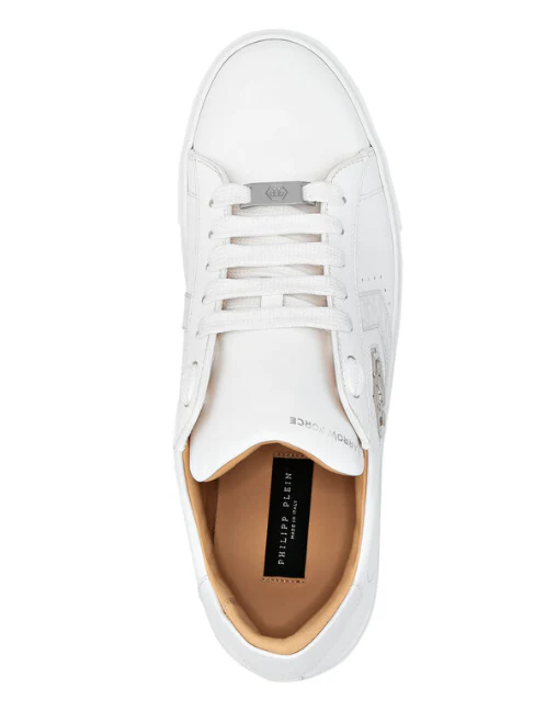 Philipp Plein｜Lo-Top Crocco Printed Arrow Force Sneakers 男款運動鞋