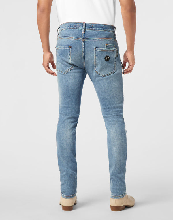 Philipp Plein｜Rock Star Fit Jeans American Flag 男款牛仔褲