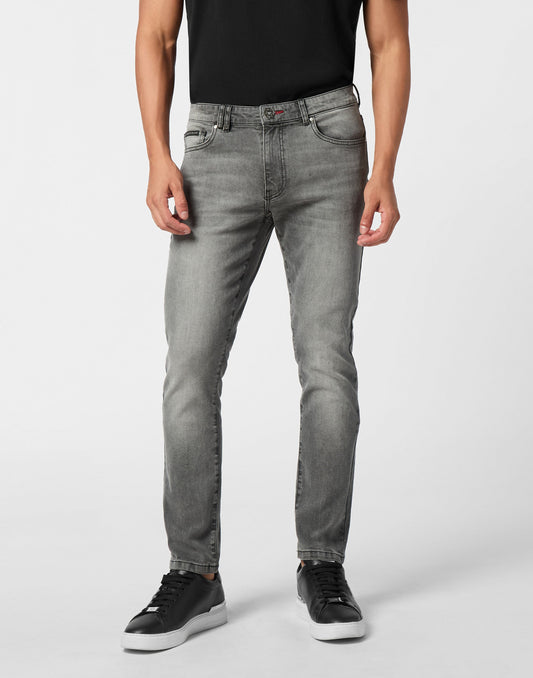 Philipp Plein Skinny Jeans Greatness 側面 Slim Fit 窄管版型展示