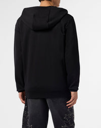 Philipp Plein Greatness Zip Hoodie 側面版型與羅紋袖口展示