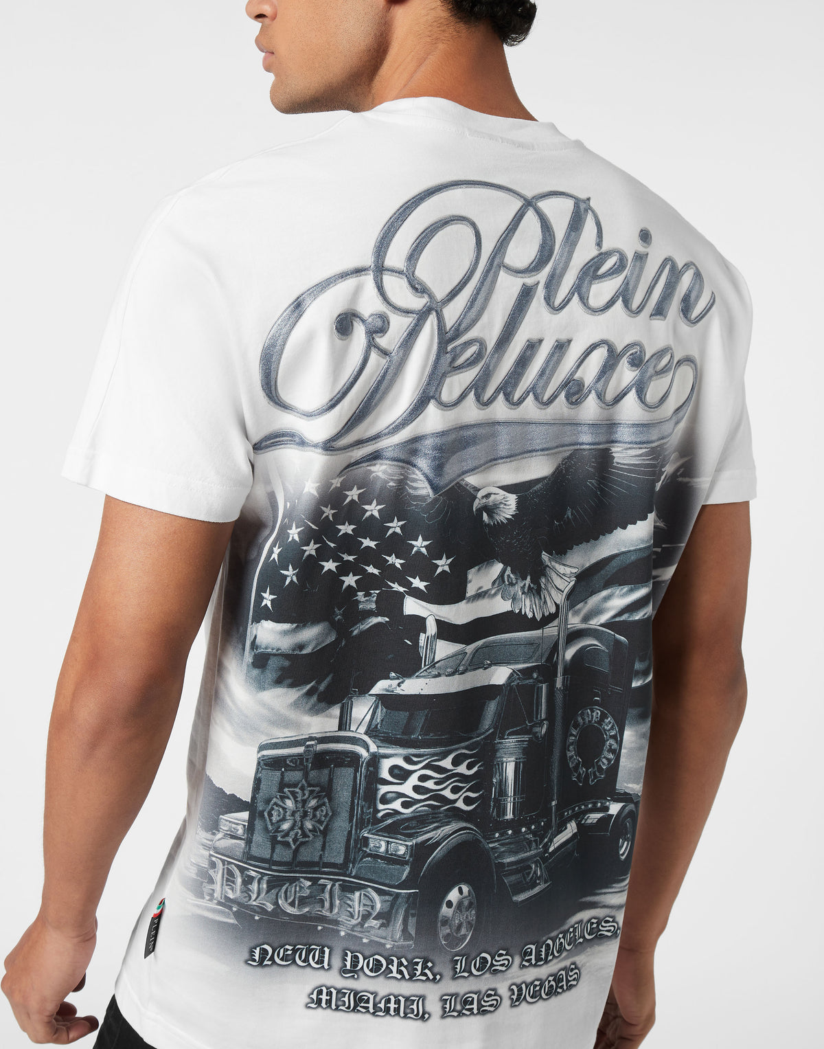 Philipp Plein｜Round Neck T-Shirt Truck Gothic Plein 男款T恤